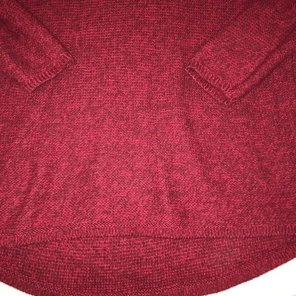 Old Navy Extra Small cranberry color hi lo sweater - Picture 4 of 5